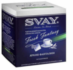 Чай SVAY Fresh fantasy 20*2гр (зел маракуйя, апельсин, лимон) 